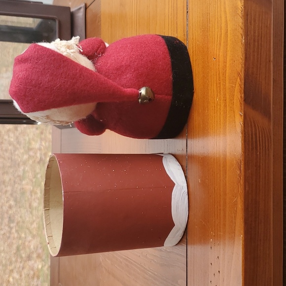 Santa's Mini Goody Jar, no peeking! πHomemade craft, 9" tall wit u lid on - Picture 4 of 6